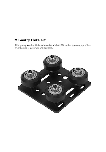 Dianziye Alüminyum V-taneli Kaydırıcı Seti - Cnc Makinaları İçin Düşük Sürtünmeli, Sessiz Ve Dayanıklı - 2020 Serisi Profil Uyumlu