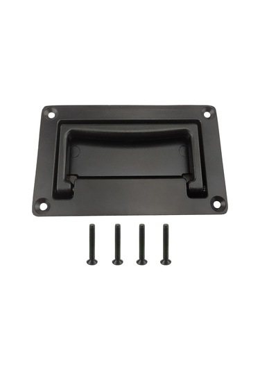 Çekme Kulplu Konteyner Kulpu Siyah Gömme Kaldırmalı Gömme Kapı Kulpu, 1'li Paket