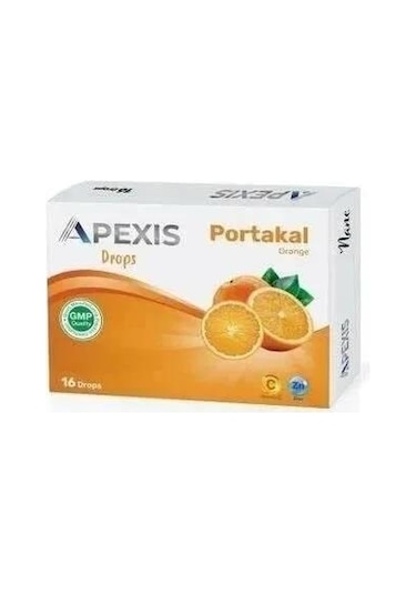 Apexis Drops Portakal Aromalı 16 Adet