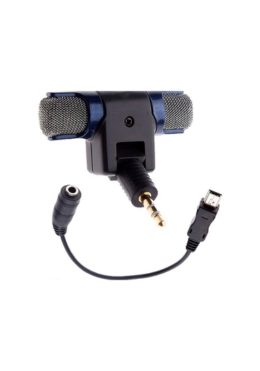 Springsun Mikrofon Stereo Mikrofon 3.5mm Fiş Usb Adaptör Kablosu Yedek