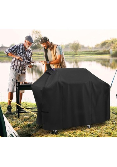 Trendooze Genesis 300 Serisi İçin 3 Burner Barbekü Kapağı, 63 İnç, Dış Mekan İzgara Koruması