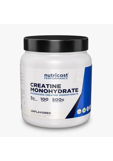 Nutricost Creatine Monohydrate Powder 500 Gram - Usa Menşei