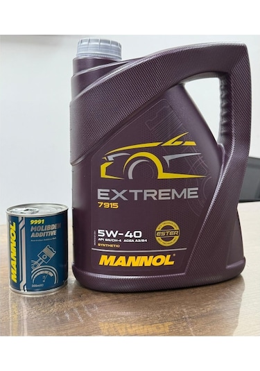 Motorx 5W40 Extreme Motor Yağı 5 L+ Etkili Molibden İtici Ses  Katkısı