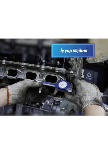 Dasqua 3004-0005 Dijital Ekranlı Saatli Kumpas 0-150mm