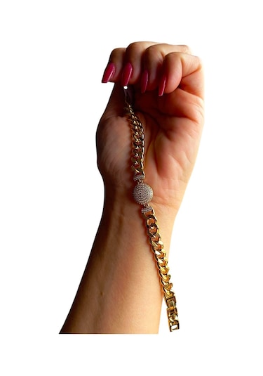 14k Gold Renkli Vip Seri Rolin Bileklik Gold