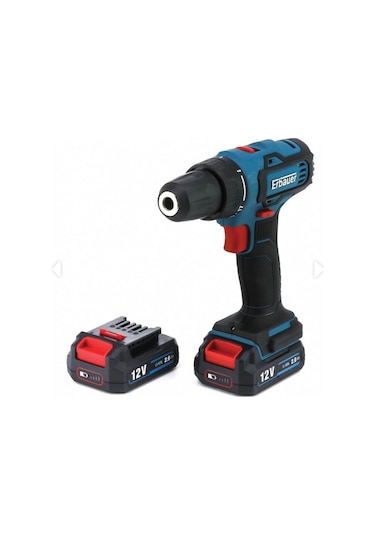 Erbauer EDD12-Li-2 12V 2Ah Çift Akülü Matkap Vidalama