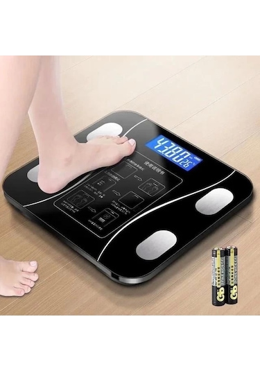 Akıllı Kablosuz Dijital Banyo Ve Vücut Yağ Ağırlık Ölçeği Vücut Kompozisyonu Analizörü Bluetoothlu Tartı