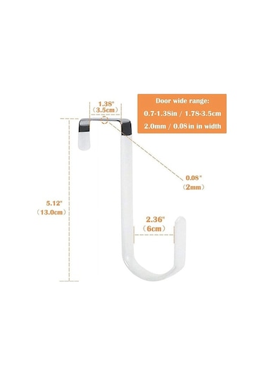 Besthome1 Yumuşak Kauçuk Kapı Askısı - 6'lı Set, Pırıl Pırıl Diğer, Çizilmeye Karşı Korumalı Diğer