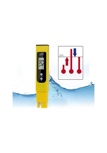 Trendooze Homyl Ph Metre Yüksek Hassasiyet Doğru Içme Testi Kalemi Beyaz