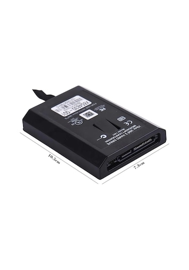 Mufunye Xbox 360 Slim İçin 120gb Dış Hard Disk - Oyun Yükleme Hızı Artırır, Konsolunuzu Korumak Ve Daha Fazla Oyun Saklamak İçin