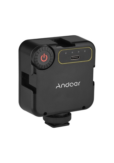 Andoer Ir49s Mini Ir Video Kamera Gece Görüş Işığı Siyah Siyah