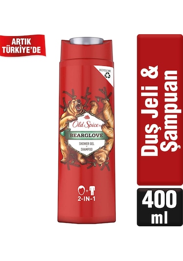 Old Spice Bearglove Duş Jeli ve Şampuan 400 ML