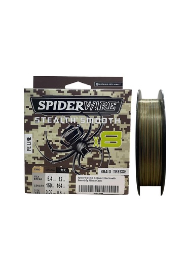 Spiderwire 8x 0.06mm 150m Stealth Smooth İp Misina Camo