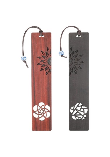 Kitap Severler İçin Ahşap Ayraçlar, 2 Parça El Yapımı Ahşap Ayraç