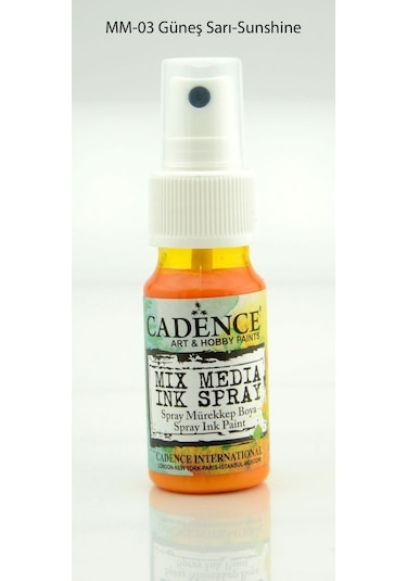 Cadence Mix Media Ink Sprey Mürekkep Boyası 25Ml - Mm03 Güneş S.