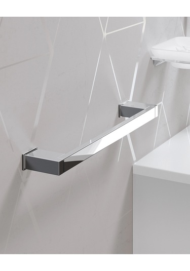 S-cube Havluluk, Uzun, 34.5 Cm - Krom Krom