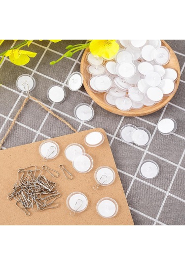 Moveevo 80 Adet Saydam, İz Kalmayacak, Özlüp Çıkarılabilir Tavan Ve Duvar İçi Otomatik Yapışkan Asma Kanca