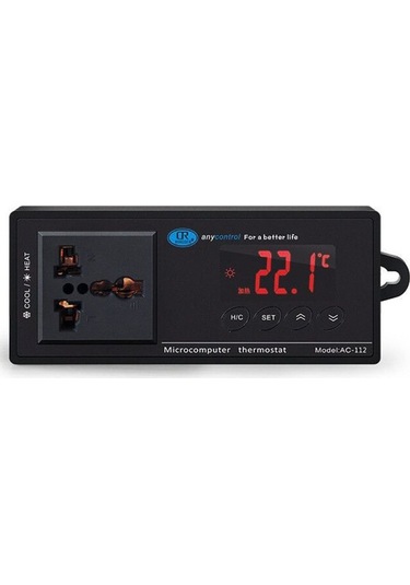 Novahub Ac-112 Dijital Sıcaklık Geçirmez Kontrol Cihazı Akvaryum Mikrobilgisayar Termostatı