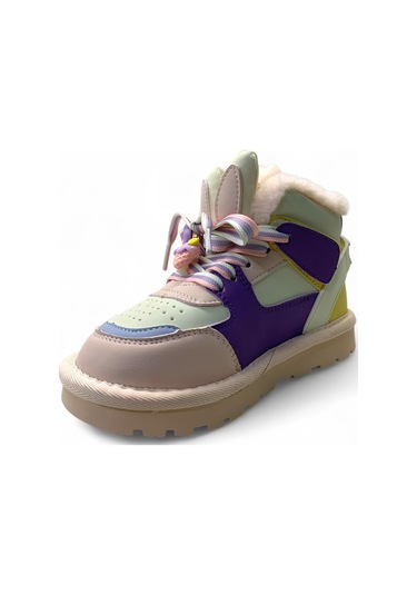 Marco Kids 22753 Kız Çocuk İçi Kürklü Bot Pudra