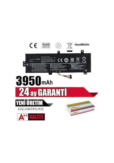 Lenovo Uyumlu Ideapad 510-15Ikb 80Sv. 510-15Isk 80Sr Batarya Pil