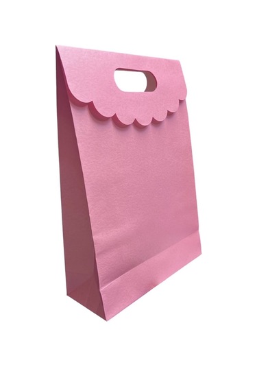 El Geçme Hediye Zarfı Pembe 28x23x8.5 Cm 12'li
