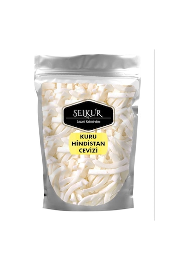 Hindistan Cevizi Kurusu 500gr 1.kalite Dilimlenmiş 500 G