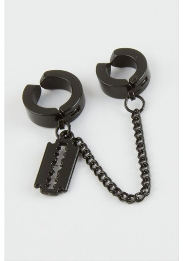 Erkek Jilet Kıstırmalı Çelik Küpe 8900