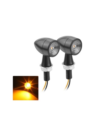 Yifomall 8mm Motosiklet Led Sinyal Lambası - Suzuki, Kawasaki, Yamaha İçin Parlak Ve Dayanıklı