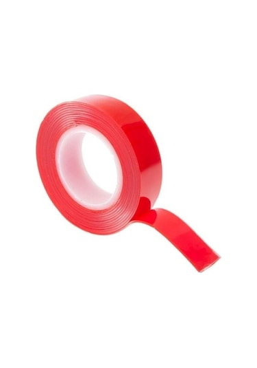 6 Adet 10mmx5mt Çift Taraflı Montaj Slikon Bandı Doku Nano Silikonlu Süper Güçlü Bant