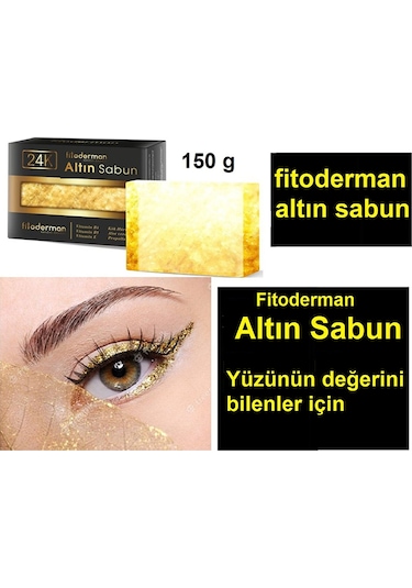 Fitoderman 24K Altın Yüz Sabunu 150 G