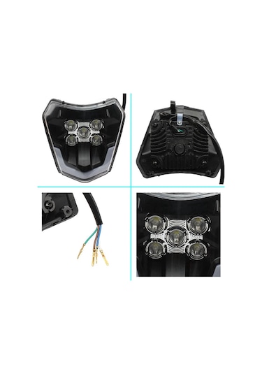 Kangfufeng Ktm Exc Xc Xcf Xcw Xcf Sx Sxf Sxs 125 İçin Motosiklet Led Far