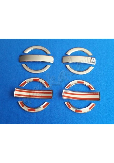 Fiat Doblo Krom Kapı Kolu 2000-2012 4 Kapı Paslanmaz Çelik