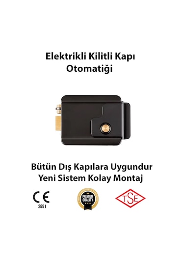 Elektrikli Kilitli Butonlu Kapı Otomatiği Bütün Dış Kapılara Uygun