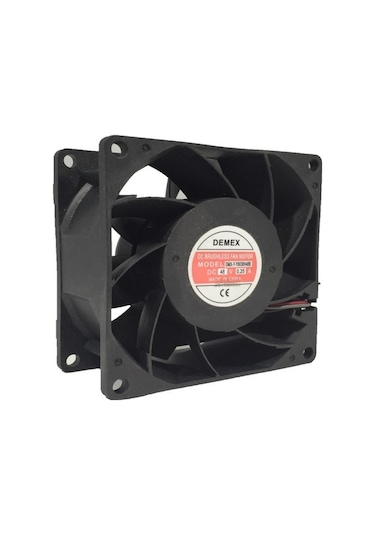 Demex 80X80X38Mm 48V Dc Kare Fan Rulmanlı