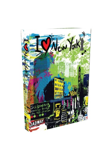 059 New York Dekoratif Kitap Kutusu