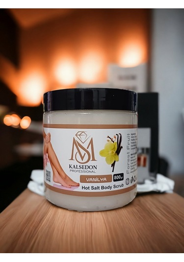 Ms Kalsedon Professoinal Vanilya Aromalı Vücut Peeling 800 G