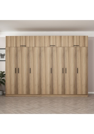 Minar Kale 7 Kapaklı 4 Ç Dolap Ve Yüklük Dore 235cm