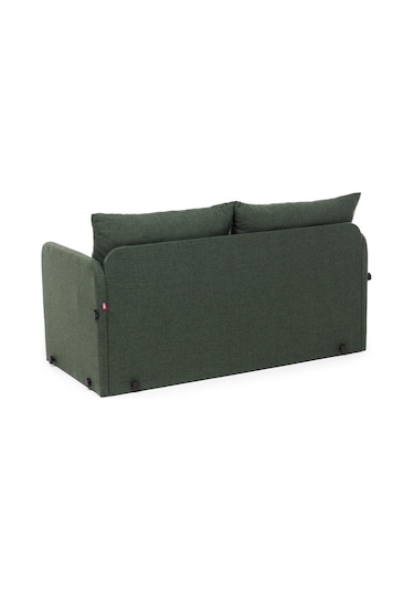 Pafu Saga İkili Katlanır Yataklı Koltuk Keten Haki