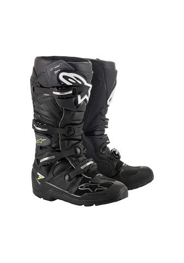 Alpinestars Tech 7 Enduro Drystar Motosiklet Botu Siyah Gri