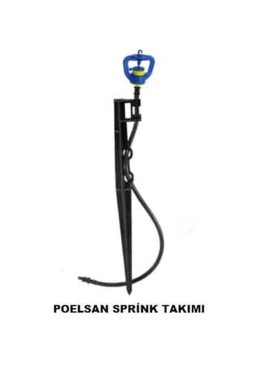 Kazıklı Mini Sprink Fiskiye Takımı- Poelsan/Rivulis/Agrodrip