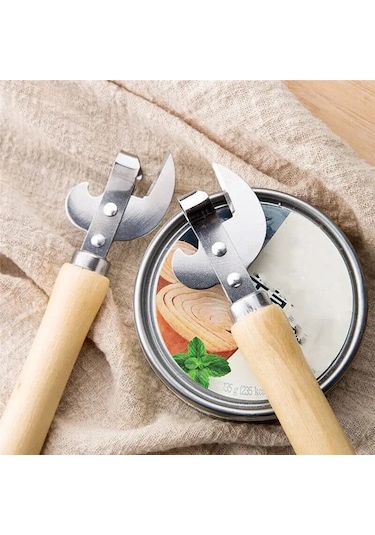 Liangmei Konserve Açacağı, Çok Fonksiyonlu Şişe Açacağı, Ahşap