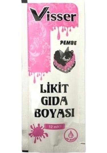 Visser Likit Gıda Boyası 4 x 12 ML