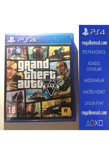 Gta 5 Gta5 Playstation 4 Ps4 Oyunu (Kutulu)