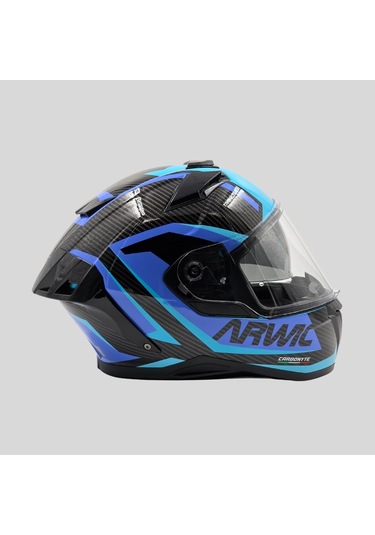 Arwic AR939 Carboneyte Ece-R 22.06 Full Face Motosiklet Kaskı Mavi