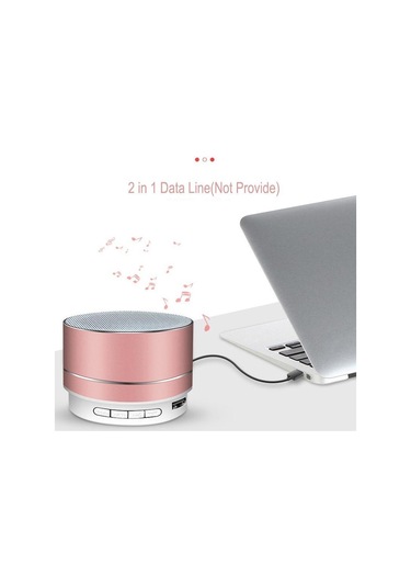 Taşınabilir Metal Subwoofer Kablosuz Bluetooth Hoparlör Bilgisayar Mini Bluetooth Ses Mp3 Müzik Çalar