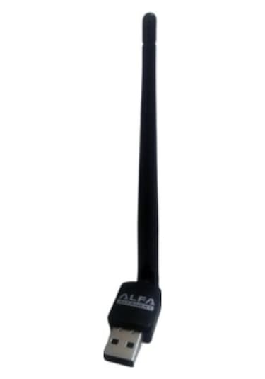 Bilgisayar Usb Kablosuz Wi-fi Adaptör Antenli Alfa