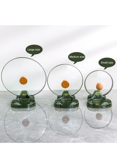 Haki Kapaklı Alet Düzenleyici Tutucu Çok Fonksiyonlu Pişirme 2 Adet Pot Kaymaz Tencere Kapağı Depolama Rafı Haki