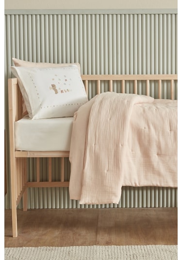 Karaca Home Bebek Eloise Müslin Comfort Set Pudra 200.22.14.0523