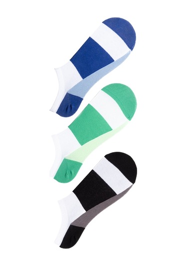 The Socks Company 3 Çift Erkek Patik Çorap 23SDCR156P Gri