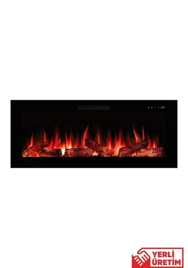 Masta 100 Elektrikli Şömine - Isıtıcısız, Cam Çerçeveli, Sınırsız